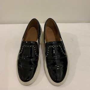 Givenchy Black Patent Leather Floaters